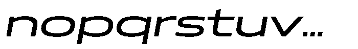 WTF Forma Expanded Italic Font LOWERCASE