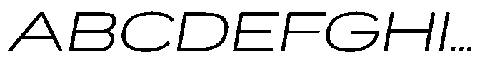 WTF Forma Expanded Light Italic Font UPPERCASE