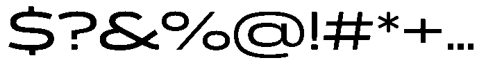WTF Forma Expanded Font OTHER CHARS