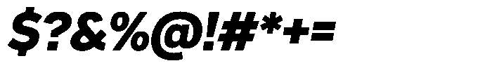 WTF Forma Heavy Italic Font OTHER CHARS