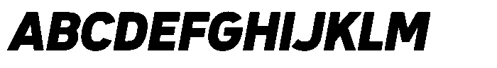 WTF Forma Heavy Italic Font UPPERCASE