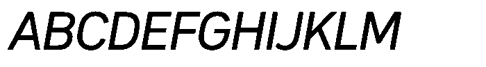 WTF Forma Italic Font UPPERCASE