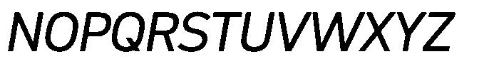 WTF Forma Italic Font UPPERCASE