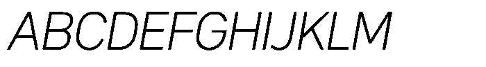 WTF Forma Light Italic Font UPPERCASE