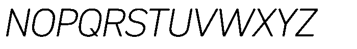 WTF Forma Light Italic Font UPPERCASE