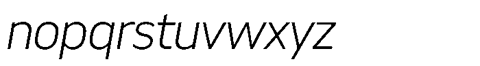 WTF Forma Light Italic Font LOWERCASE