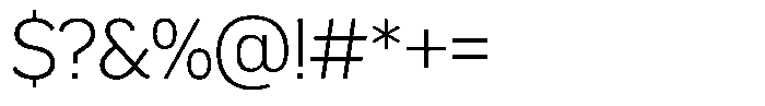 WTF Forma Light Font OTHER CHARS