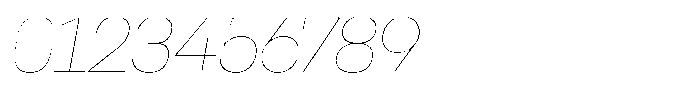 WTF Forma Thin Italic Font OTHER CHARS