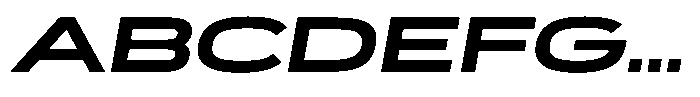 WTF Forma Wide Bold Italic Font UPPERCASE