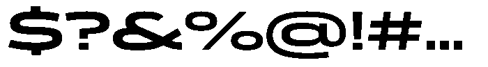 WTF Forma Wide Bold Font OTHER CHARS