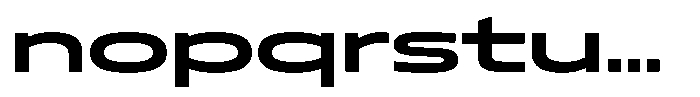 WTF Forma Wide Bold Font LOWERCASE