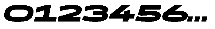 WTF Forma Wide Heavy Italic Font OTHER CHARS