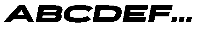 WTF Forma Wide Heavy Italic Font UPPERCASE