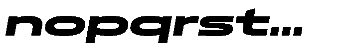 WTF Forma Wide Heavy Italic Font LOWERCASE