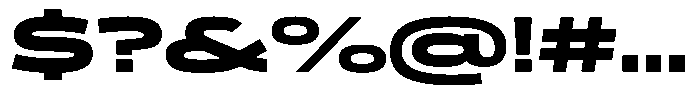 WTF Forma Wide Heavy Font OTHER CHARS