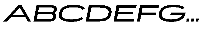 WTF Forma Wide Italic Font UPPERCASE