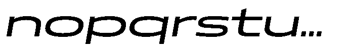 WTF Forma Wide Italic Font LOWERCASE