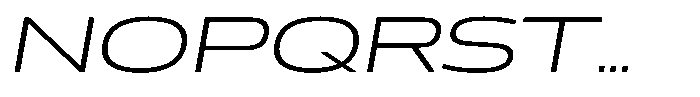 WTF Forma Wide Light Italic Font UPPERCASE