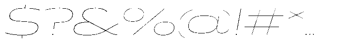 WTF Forma Wide Thin Italic Font OTHER CHARS