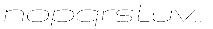 WTF Forma Wide Thin Italic Font LOWERCASE