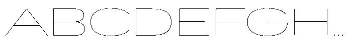 WTF Forma Wide Thin Font UPPERCASE