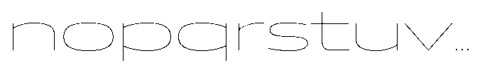WTF Forma Wide Thin Font LOWERCASE