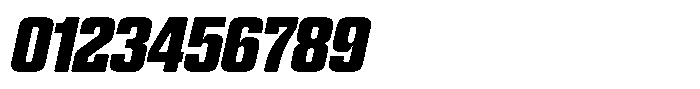 WTF Hammer Compressed Italic Font OTHER CHARS