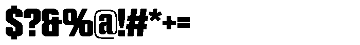 WTF Hammer Compressed Font OTHER CHARS
