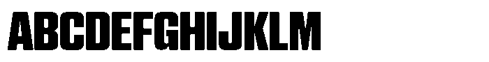 WTF Hammer Compressed Font UPPERCASE
