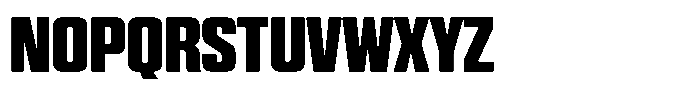 WTF Hammer Compressed Font UPPERCASE