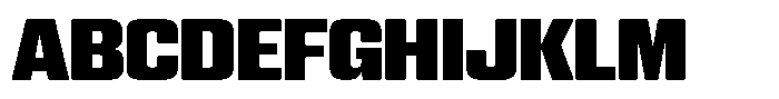 WTF Hammer Condensed Font UPPERCASE
