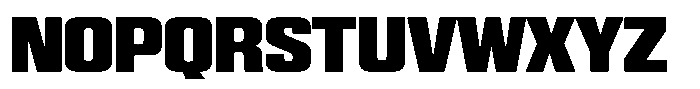 WTF Hammer Condensed Font UPPERCASE