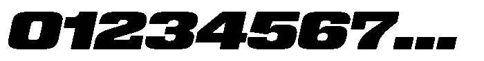 WTF Hammer Expanded Italic Font OTHER CHARS