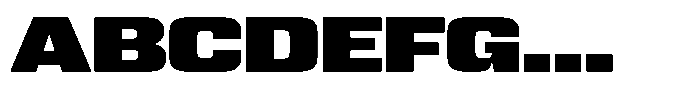 WTF Hammer Expanded Font UPPERCASE