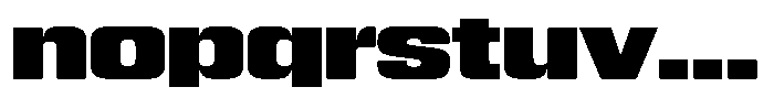WTF Hammer Expanded Font LOWERCASE