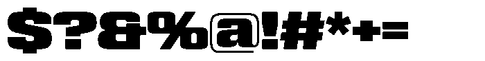 WTF Hammer Extended Font OTHER CHARS