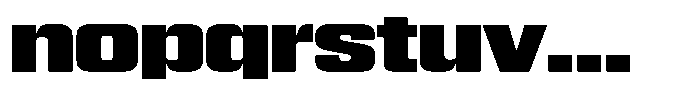 WTF Hammer Extended Font LOWERCASE