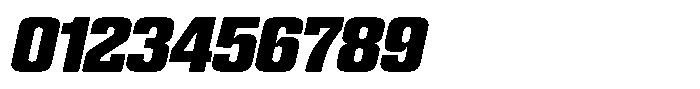 WTF Hammer Extra Condensed Italic Font OTHER CHARS