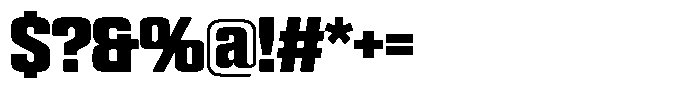 WTF Hammer Extra Condensed Font OTHER CHARS