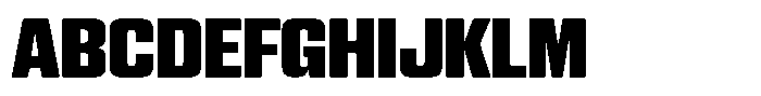 WTF Hammer Extra Condensed Font UPPERCASE