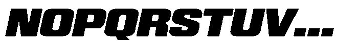 WTF Hammer Italic Font UPPERCASE