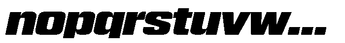 WTF Hammer Italic Font LOWERCASE