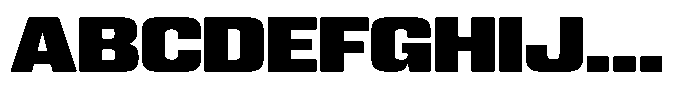 WTF Hammer Normal Font UPPERCASE