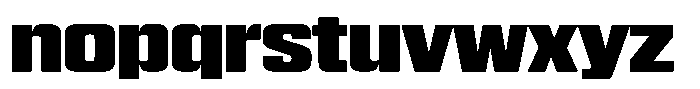 WTF Hammer Semi Condensed Font LOWERCASE
