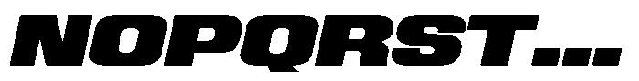 WTF Hammer Wide Italic Font UPPERCASE