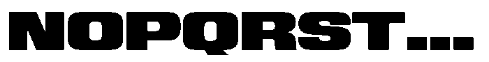 WTF Hammer Wide Font UPPERCASE