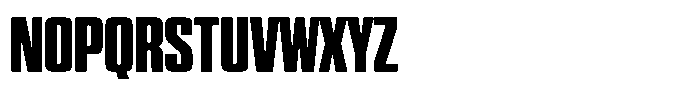 WTF Hammer X Compressed Font UPPERCASE