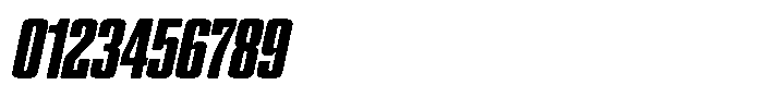 WTF Hammer XX Compressed Italic Font OTHER CHARS