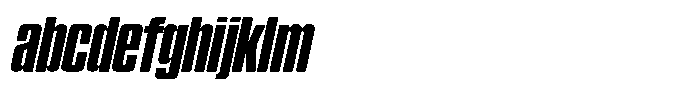 WTF Hammer XX Compressed Italic FONT