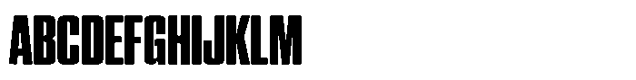 WTF Hammer XX Compressed Font UPPERCASE